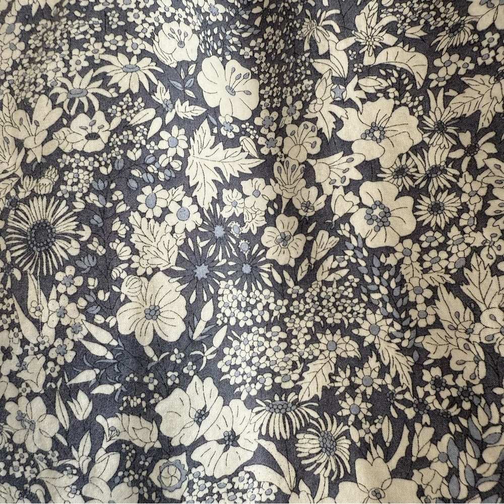 J.Crew Blue Floral Cotton Mini Skirt 00 Preppy Coastal - Picture 4 of 6